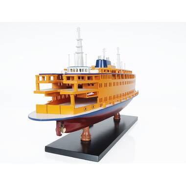 Old modern handicrafts handmade boats and ships model car or vehicle