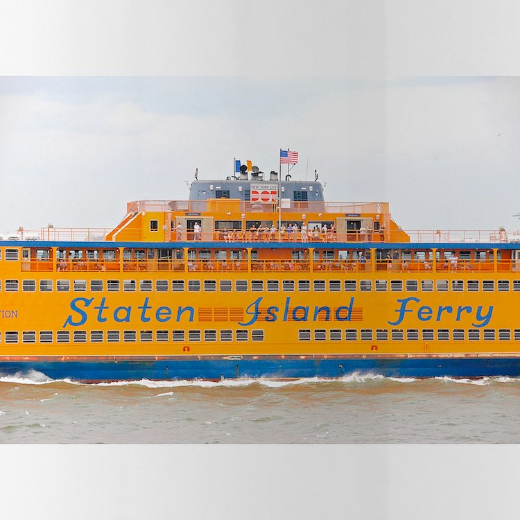 Nyc staten island ferry stainless water bottle