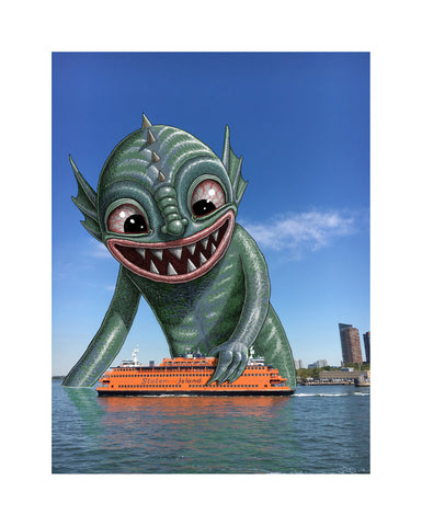 Staten island ferry â subway doodle