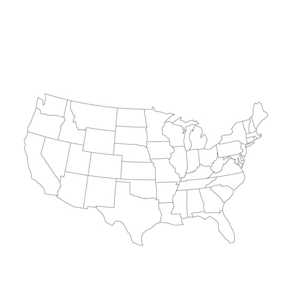Mappa degli stati uniti mappa muta del nord america mappa muta degli stati uniti mappa usa stampabile mappa usa della mappa artistica degli stati uniti mappa usa in bianco e nero