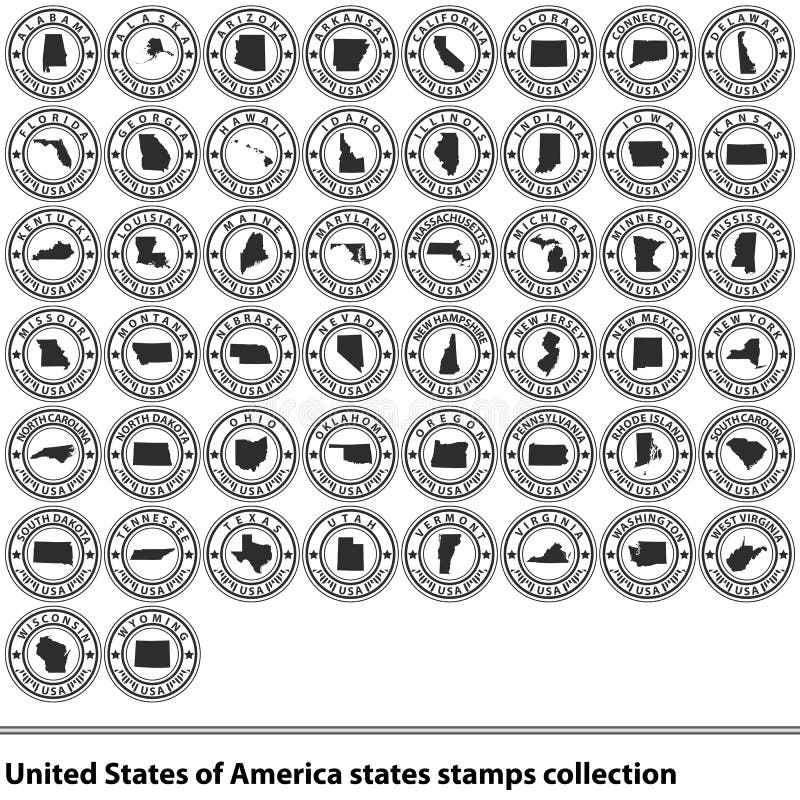 Midwest superiore degli stati uni illustrazione vettoriale