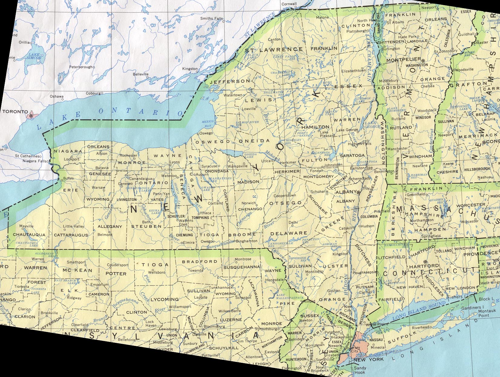 Stato di new york nella guerra di secessione americana
