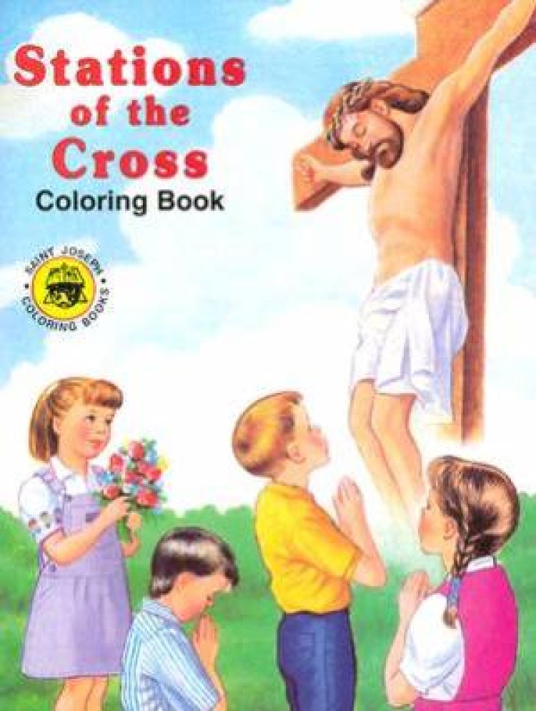 Stations of the cross loring book by fast delivery at