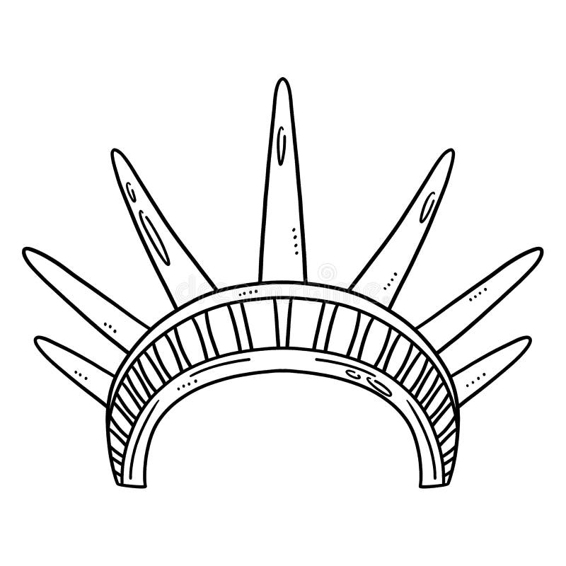 Statue liberty coloring stock illustrations â statue liberty coloring stock illustrations vectors clipart