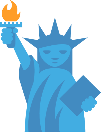 Statue of liberty emoji