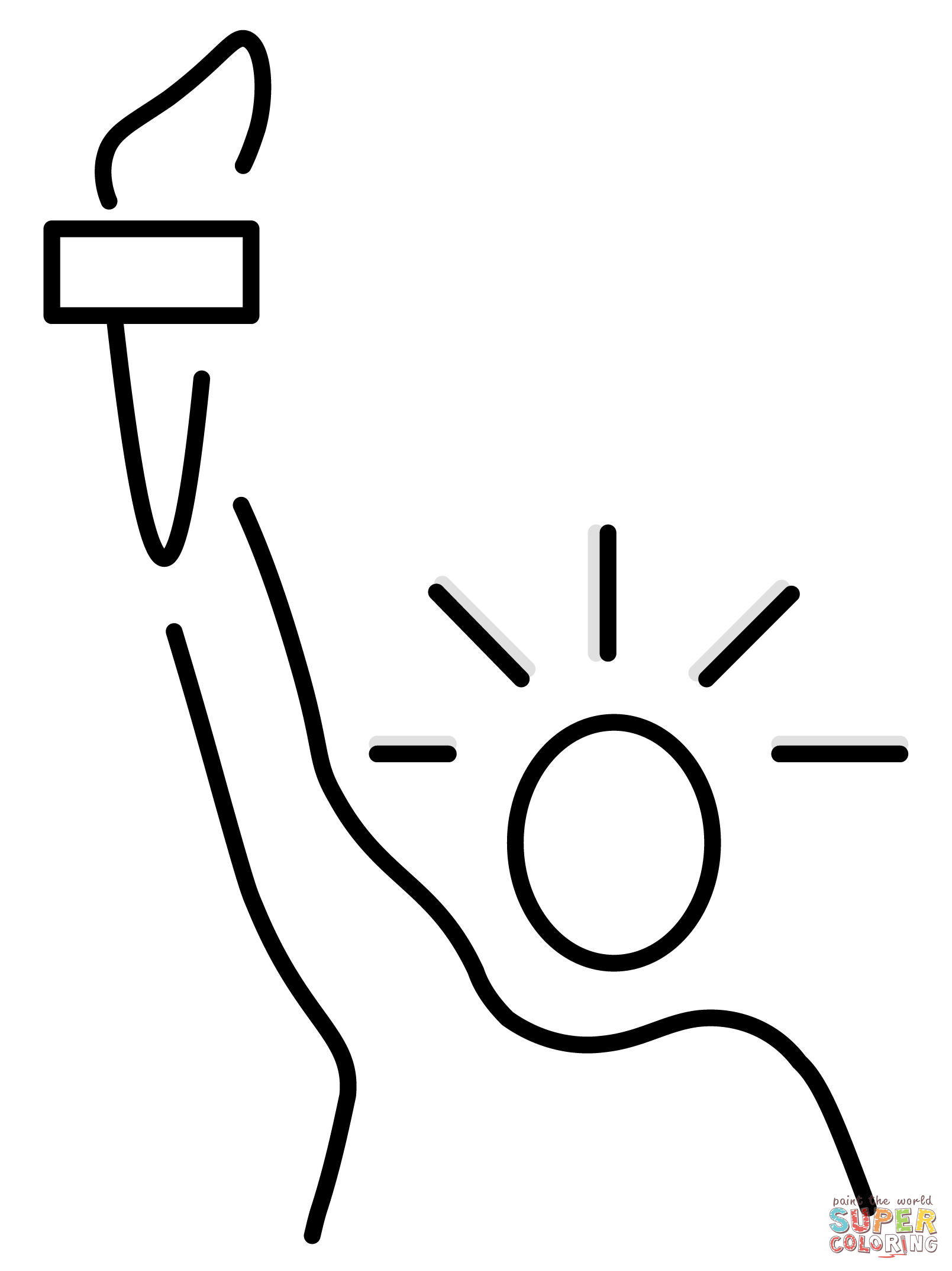 Statue of liberty emoji coloring page free printable coloring pages