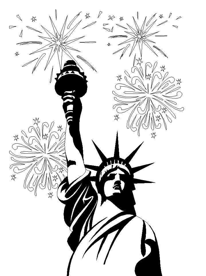 Free printable fourth of july coloring pages for kids