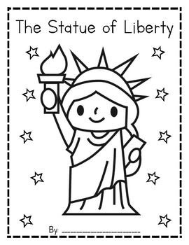 Statue of liberty color sheet by kathleen jensen tpt