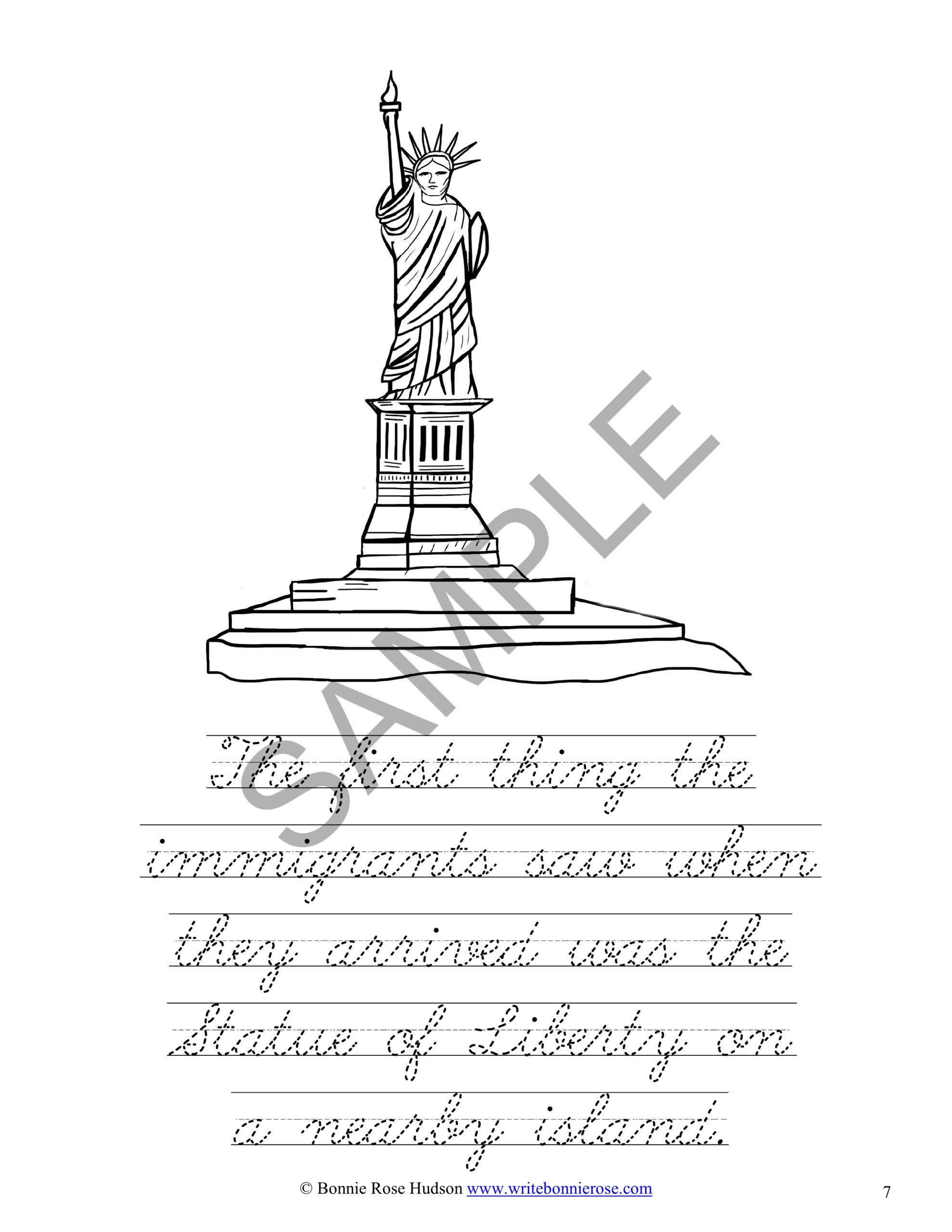 Ellis island coloring book