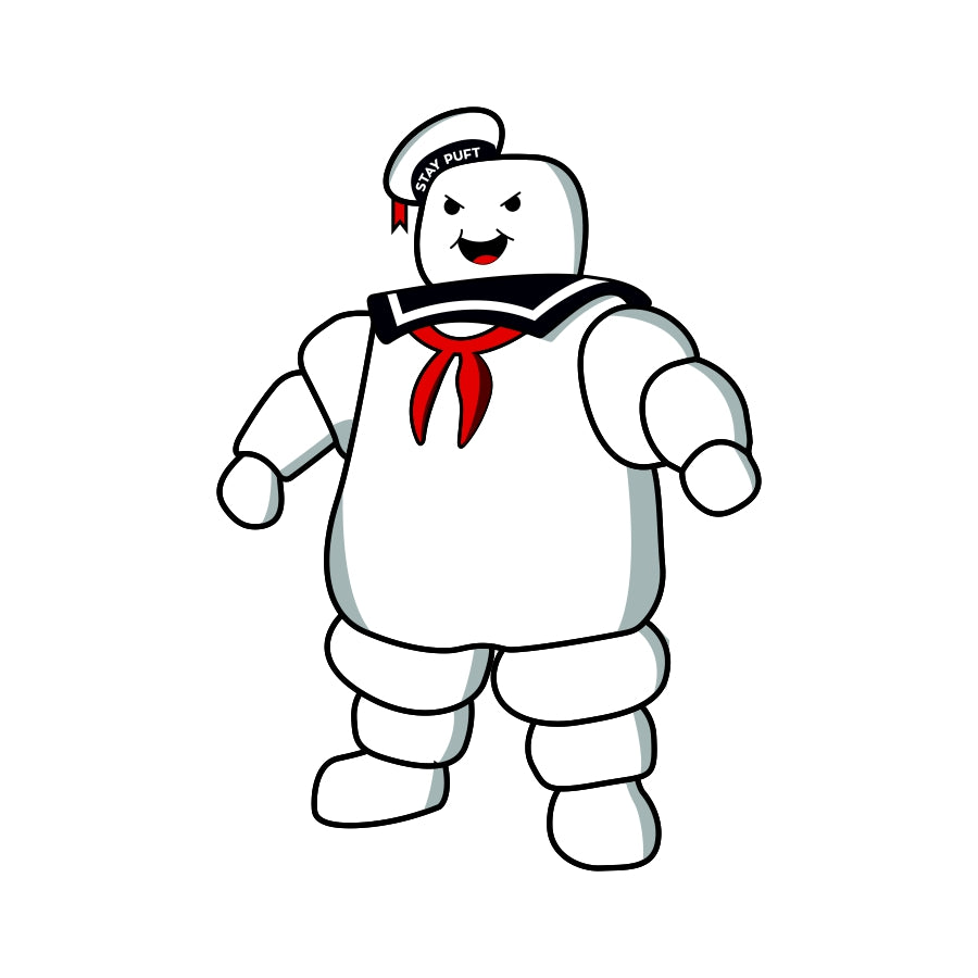 Stay puft marshmallow man sticker â escape pod online