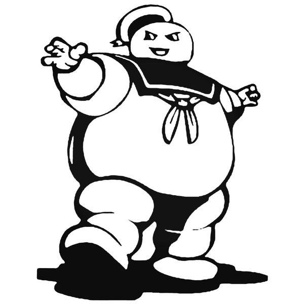 Ghostbusters stay puft marshmallow man decal sticker â