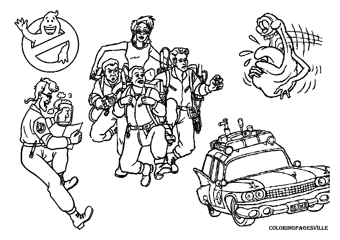 Ghostbusters coloring pages printable for free download