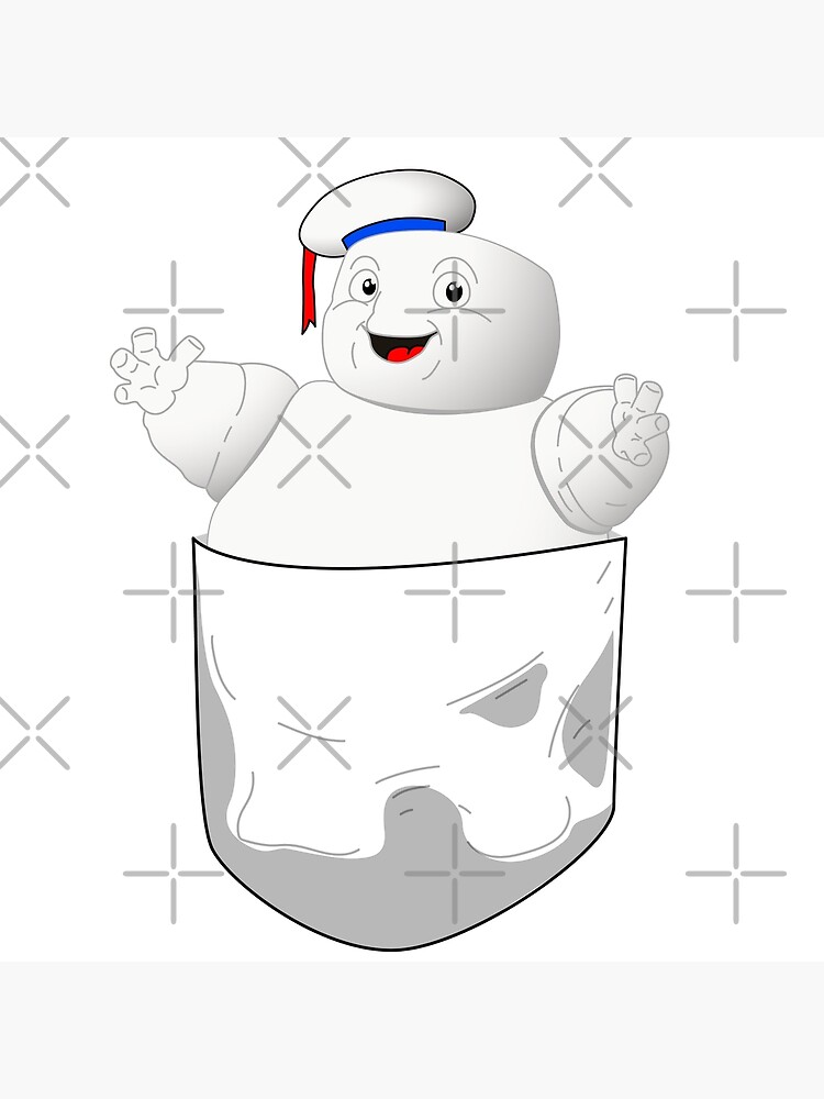 Pocket puft marshmallow man poster for sale by deancoledesign
