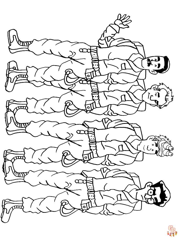 Ghostbusters coloring pages free printable for kids