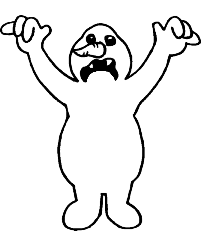 Monster coloring pages