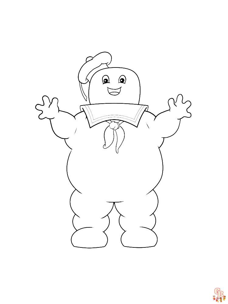 Ghostbusters coloring pages free printable for kids