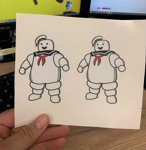 Stay puft marshmallow man sticker â escape pod online