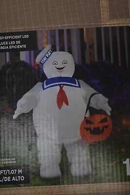 Ghostbusters stay puft marshmallow man inflatable airblown halloween yard decor for sale online