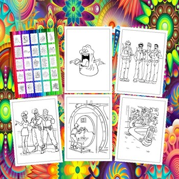 Printable ghostbusters coloring pages collection artistic delight for kids