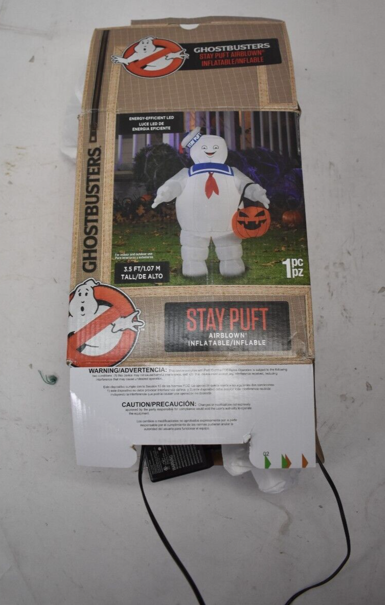 Ghostbusters stay puft marshmallow man inflatable airblown halloween yard decor for sale online