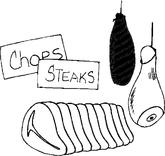 Best meat coloring pages for kids
