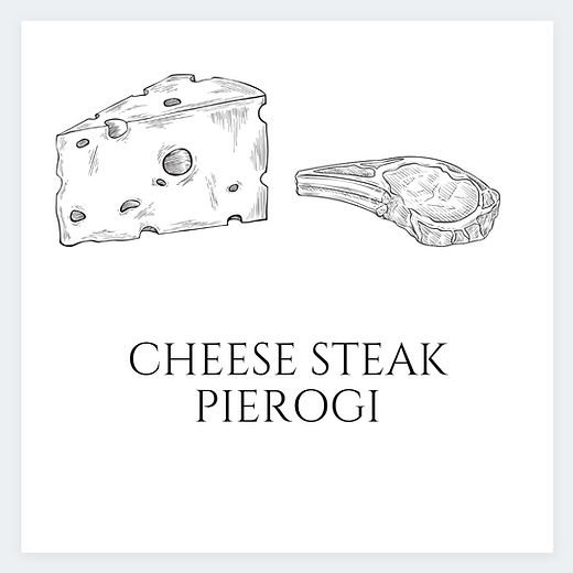 Cheese steak pierogi pierogi poet