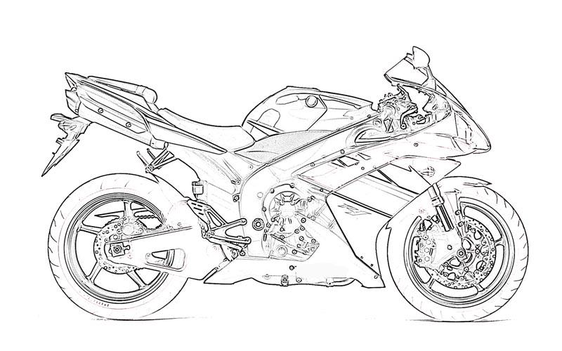 Types of motor vehicles printable coloring pages for kids
