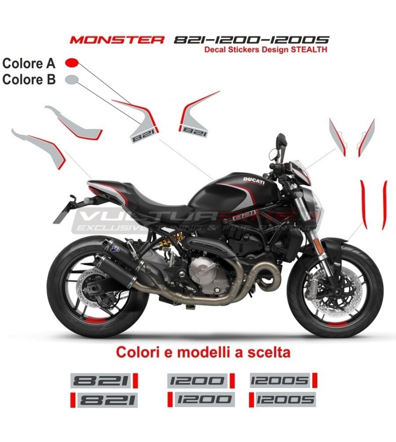 Stickers kit stealth design