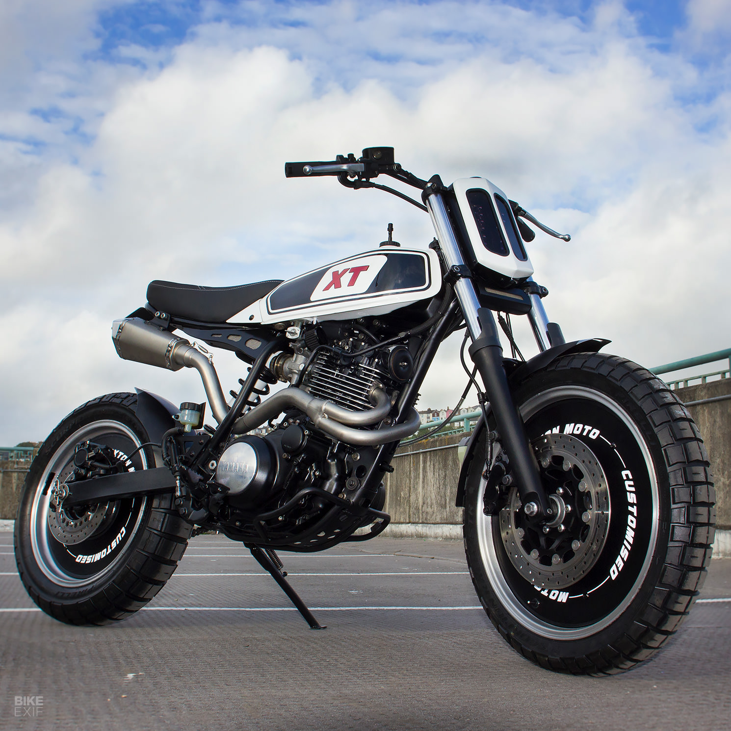 Speed read a custom yamaha xt street tracker and more bike exif