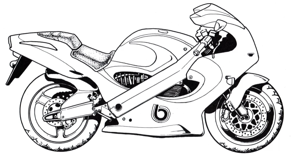 Motorcycle coloring pages for kids free printable coloring pages for kids kids motorcycle monster truck coloring pages
