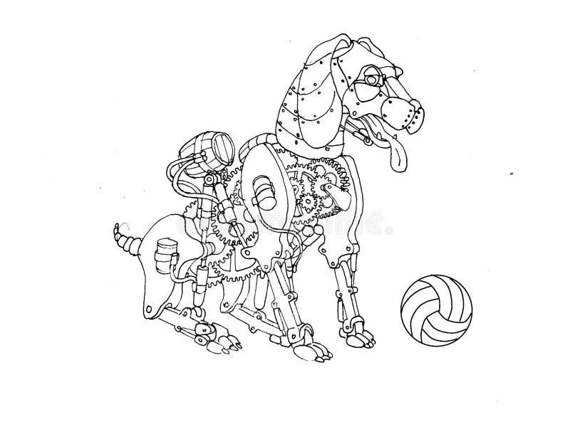 Steampunk adult coloring stock illustrations â steampunk adult coloring stock illustrations vectors clipart