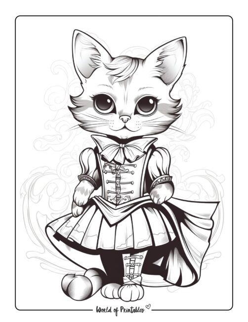 Kitten coloring pages
