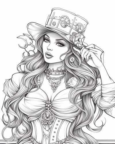 Steampunk girls pages