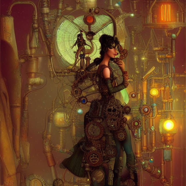Steampunk tinkerbell rnightcafe