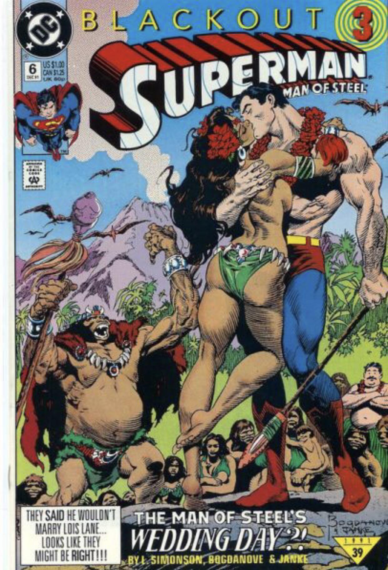 Continuing the theme of superman stepping out i present âblackoutâ superman man of steel ricbooks
