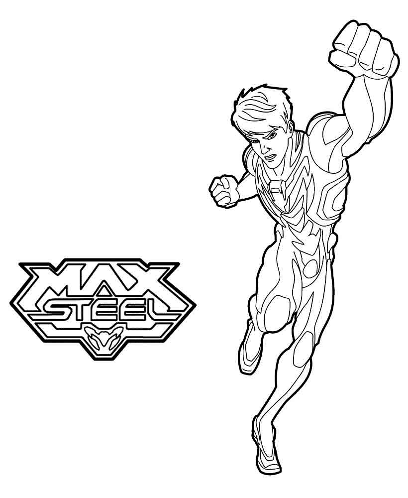 Max steel coloring pages ð to print and color