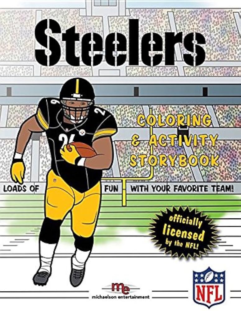 Pittsburgh steelers coloring activity storybook brad m epstein curt walstead books