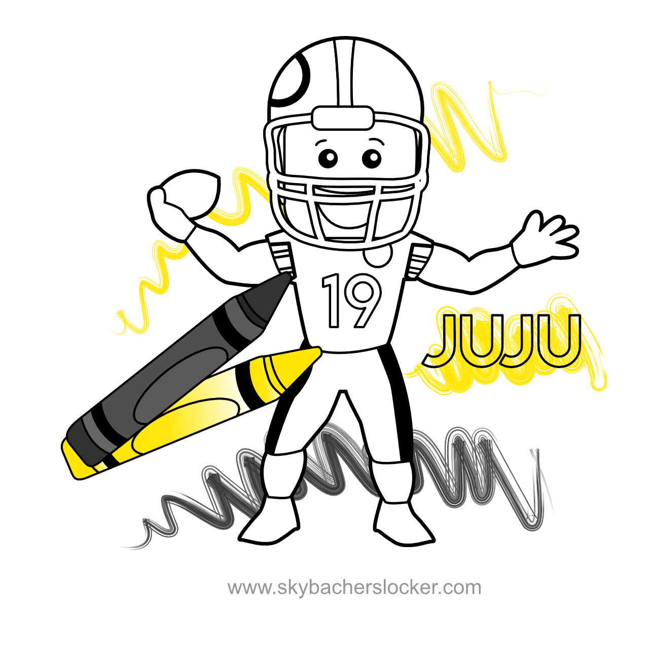 Juju coloring page