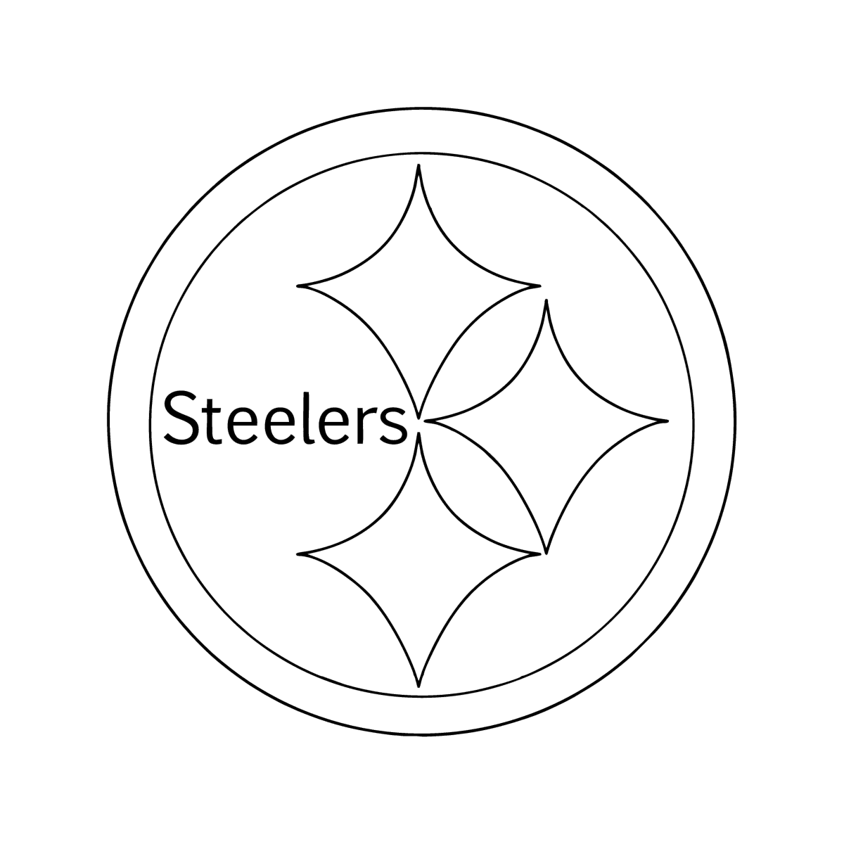 Nfl pittsburgh steelers ñoloring page online and print for free