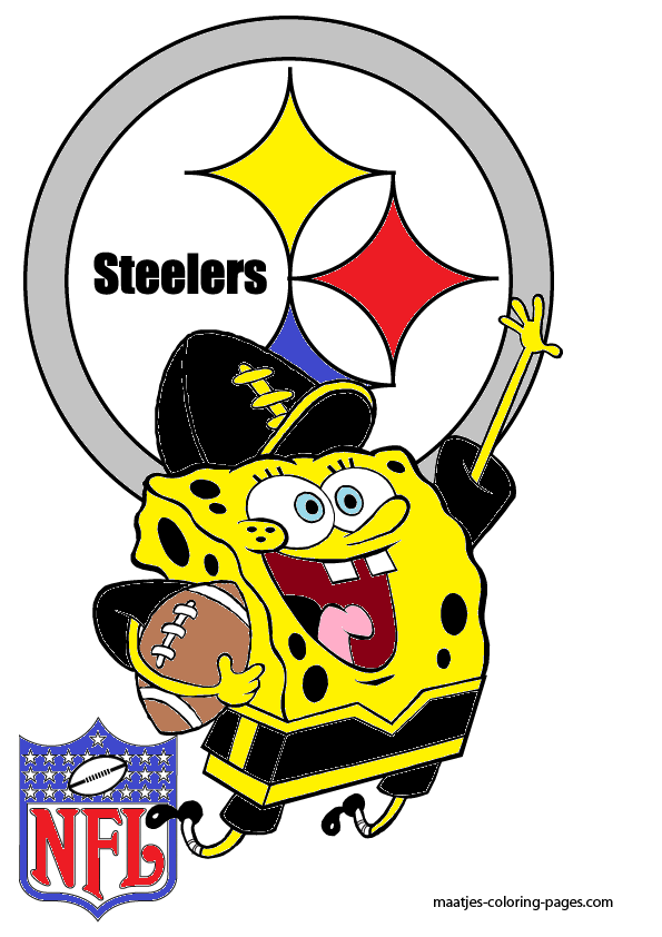Spongebob pittsburgh steelers by bubbaking on