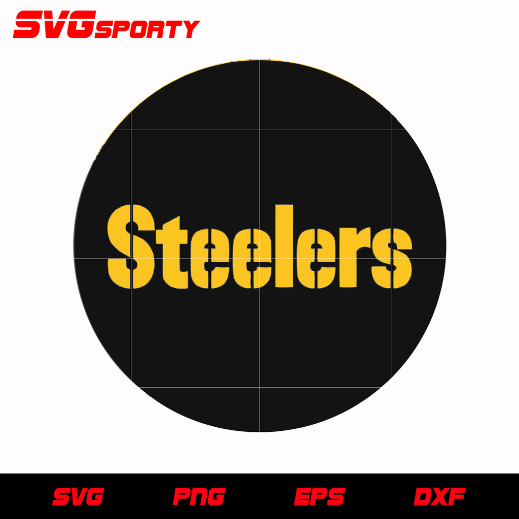 Pittsburgh steelers text logo svg nfl svg eps dxf png digital fil â svg sporty
