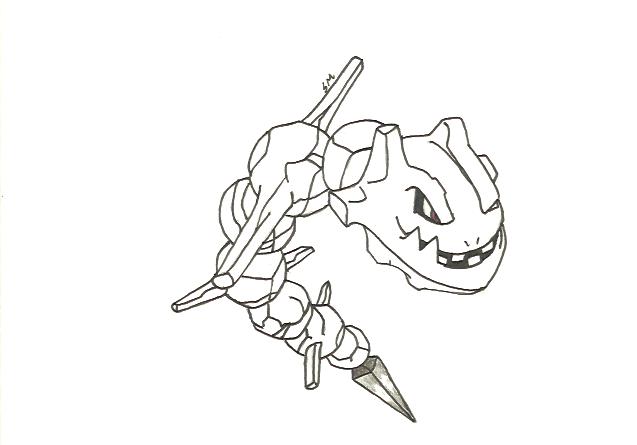 Steelix used iron tail by shockzekrom on