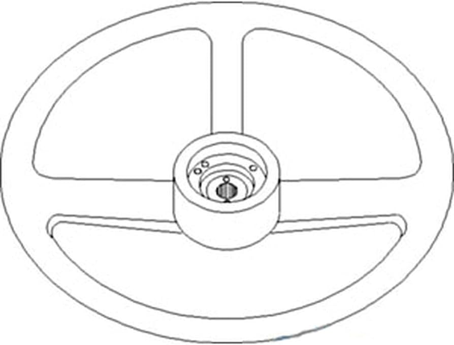 R steering wheel made fits farmall patio lawn garden