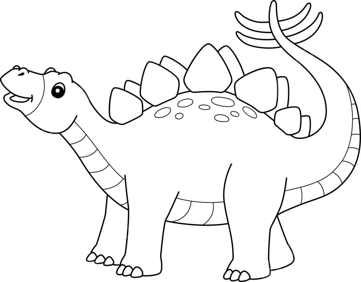 Stegosaurus coloring isolated page for kids stegosaurus colouring silhouette vector stegosaurus colouring silhouette png and vector with transparent background for free download