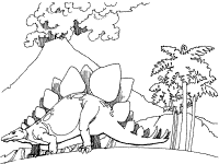 Dinosaurs and extinct animals coloring pages