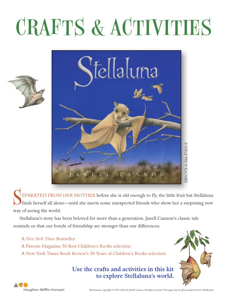 Stellaluna kit pdf bat organisms