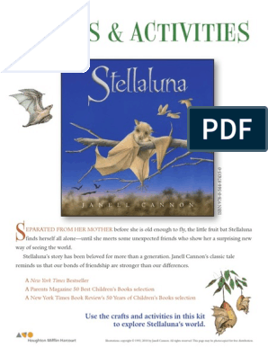 Stellaluna kit pdf bat organisms