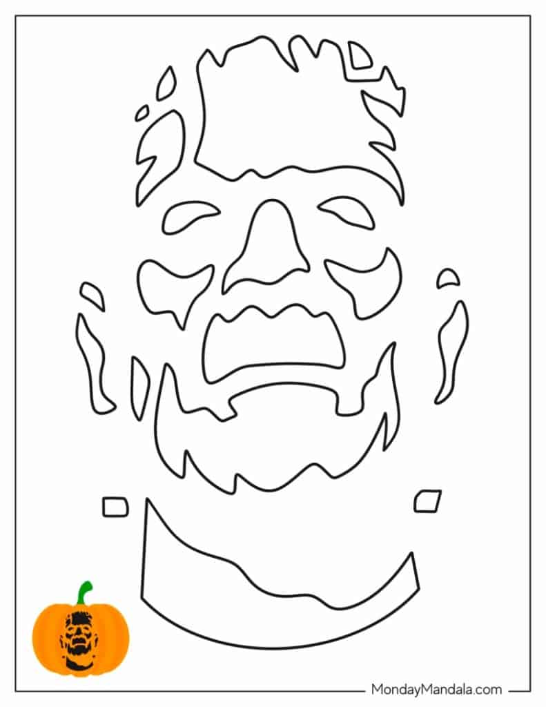 Pumpkin carving stencils free pdf printables