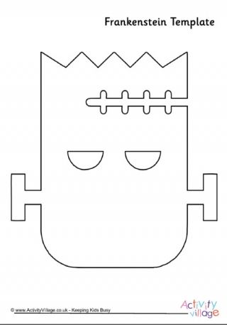 Frankenstein template halloween templates halloween frankenstein craft halloween first birthday
