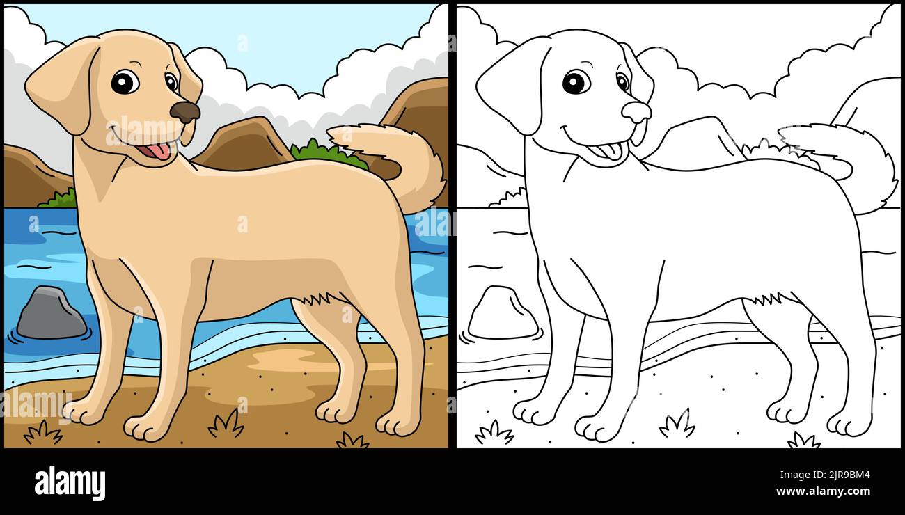 Dog coloring hi